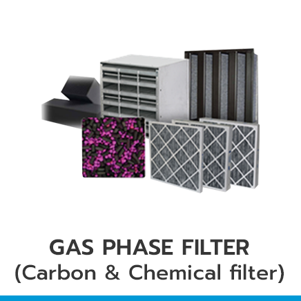 GAS PHASE FILTER (Carbon & Chemical filter)
